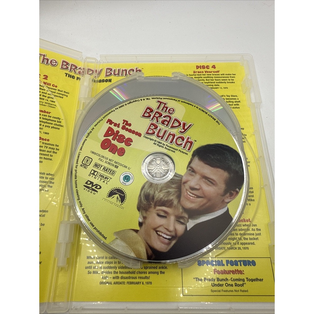 Brady Bunch:‎ Complete First Season (DVD) - Picture 2 of 4